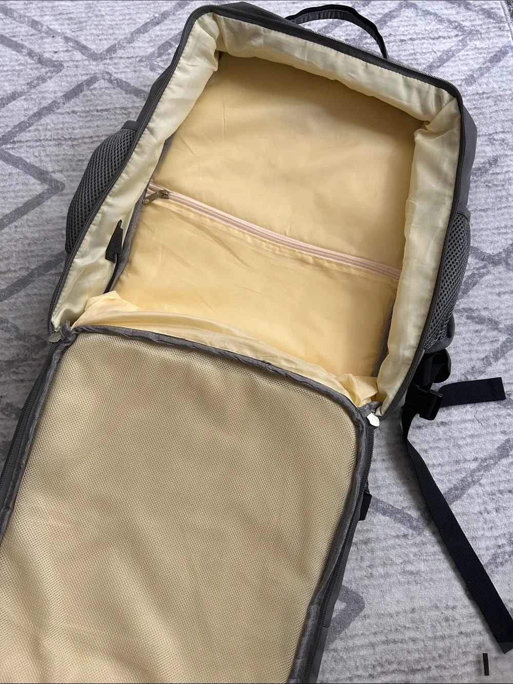 Gray Travel Backpack -